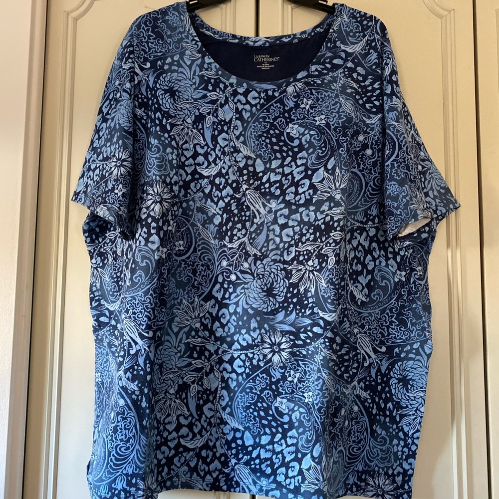 Floral print short sleeve shirt